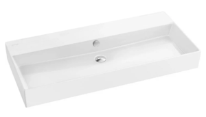 Изображение товара Раковина Jacob Delafon Vivienne EXBJ102-00 100 см фарфор белая современный дизайн