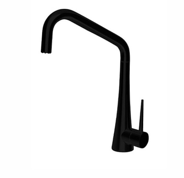 Изображение товара Смеситель Alveus Eden 1132173 для кухонной мойки, черный матовый