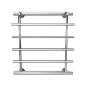 Изображение товара Полотенцесушитель водяной Terminus Каскад 4620768885556, П4 500х500, ширина 50 см, высота 50 см, боковое подключение 50 см, хром