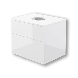 Изображение товара Тумба под раковину Deante Prizma SDI_6B61, 60 см, подвесная, со столешницей, цвет белый