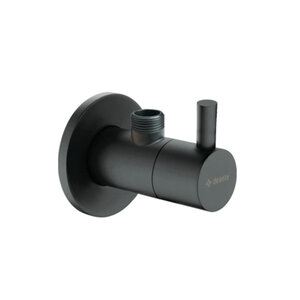 Изображение товара Угловой запорный вентиль Deante VFA_N62R, черный матовый