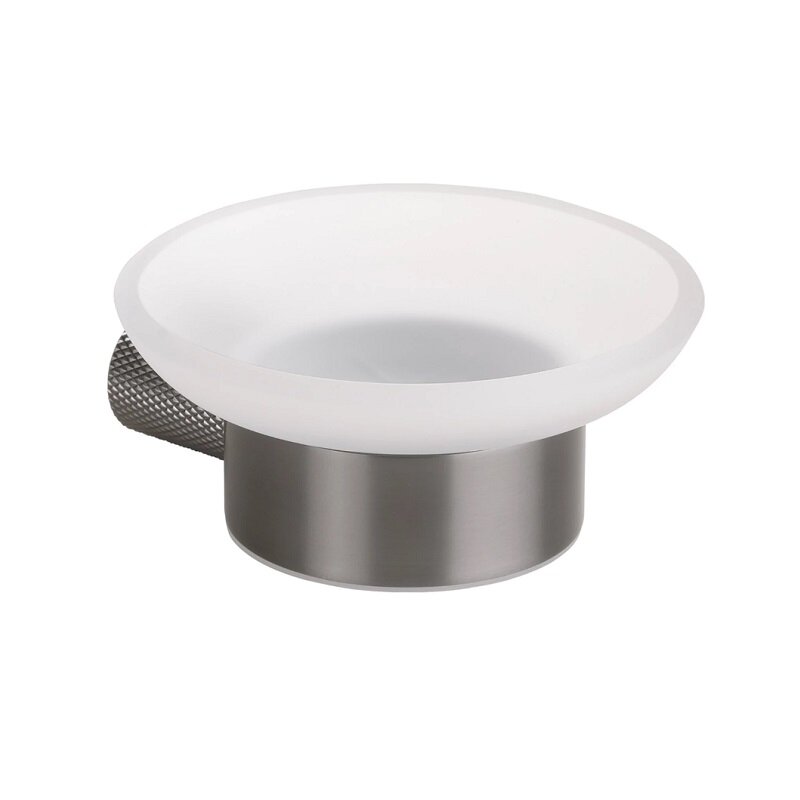 Изображение товара Мыльница Bemeta Grino 173108040, цвет держателя графит матовый