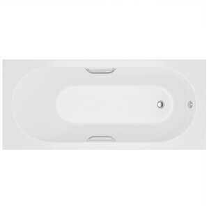 Изображение товара Ванна из литьевого мрамора Delice Bravo DLR330039R-G, 190 х 90 см, цвет белый, с ручками хром