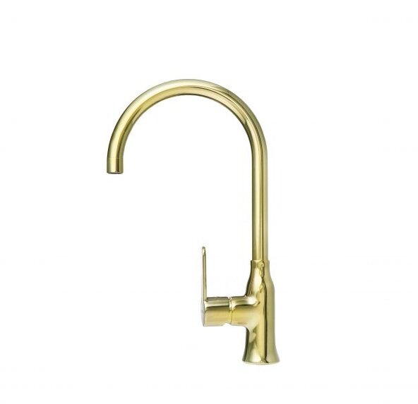 Изображение товара Смеситель для кухни Alveus Slim Monarch 1134833 золото PVD однорычажный