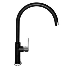 Изображение товара Смеситель Alveus Arc 80 1134889, для кухонной мойки, черный матовый /хром