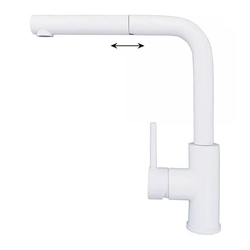 Изображение товара Смеситель Alveus Zeos-P 1136506 для кухонной мойки с выдвижным изливом