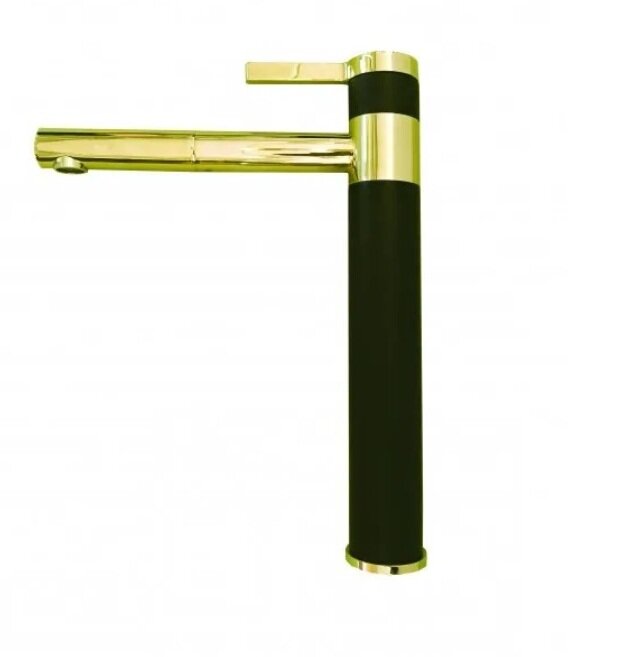 Изображение товара Смеситель для кухни Alveus Zina Monarch 1136509 черный матовый золото PVD