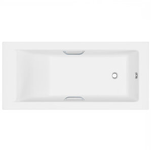 Изображение товара Ванна из литьевого мрамора Delice Diapason DLR330008R-G, 180 х 70 см, цвет белый, с ручками хром