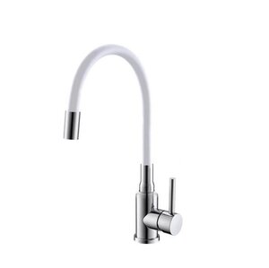 Изображение товара Смеситель Alveus Flexa 1147024, для кухонной мойки, гибкий излив, белый/хром