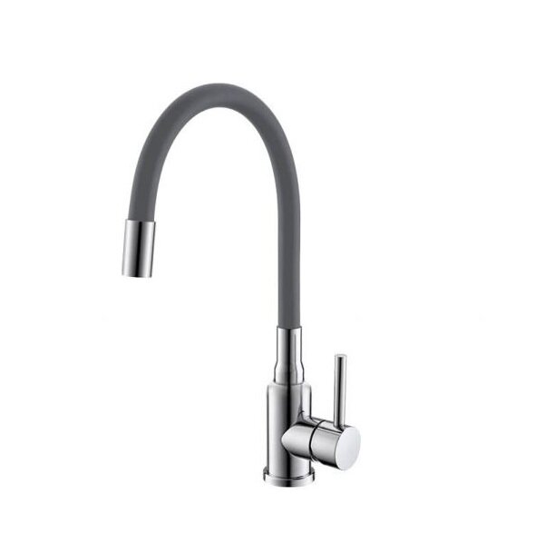 Изображение товара Смеситель Alveus Flexa 1147026, для кухонной мойки, гибкий излив, серый/хром