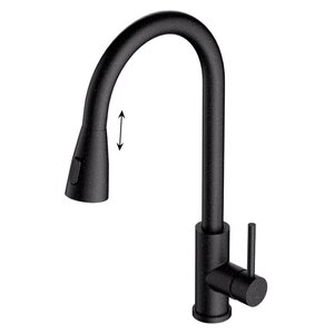 Изображение товара Смеситель Alveus Primrose PS 1148264, для кухонной мойки, выдвижной излив, черный