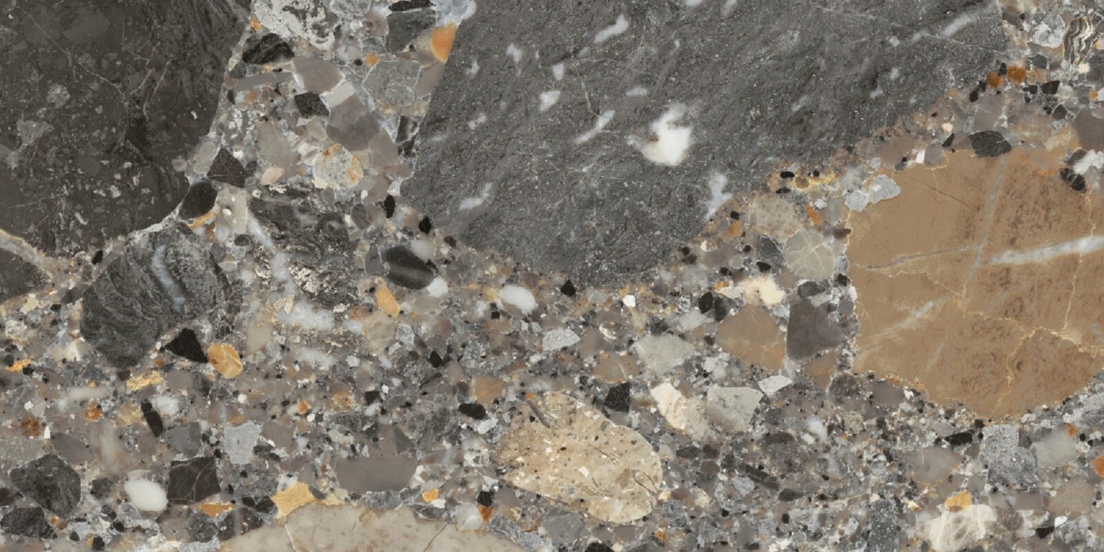 Изображение товара Керамогранит Ceradim Grappolo Multi CR6012G0461R, 59.5х119.1 см, серый матовый