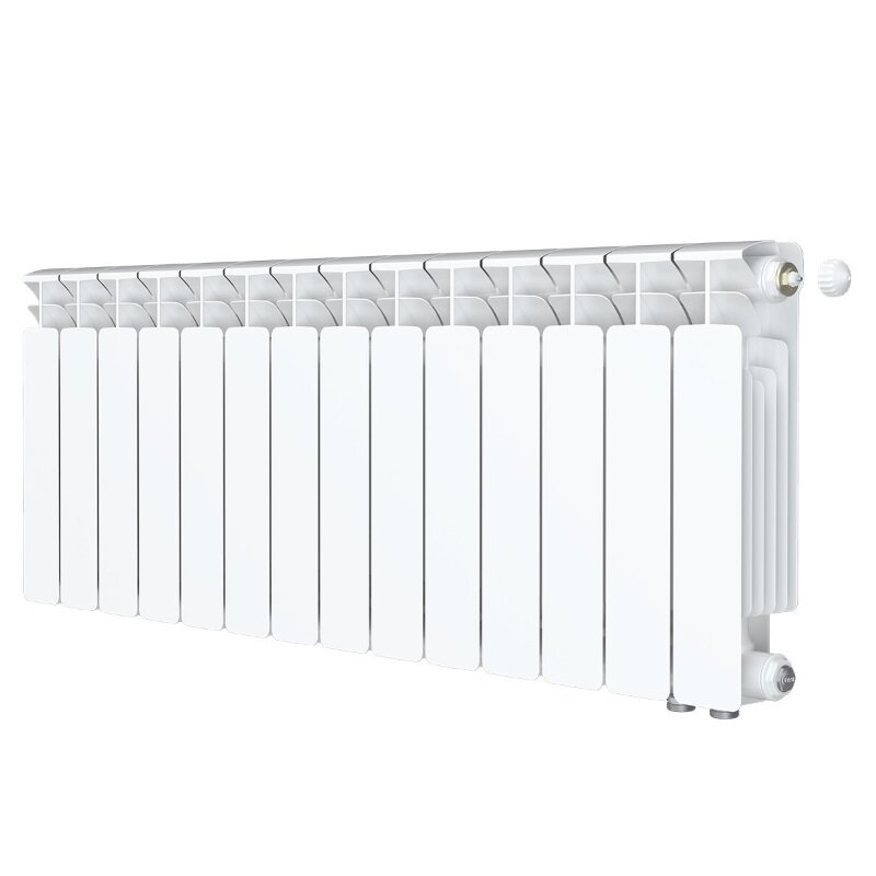 Изображение товара Радиатор биметаллический Rifar Base Ventil 350 R-BA-350-14-VR 14 секций белый Россия