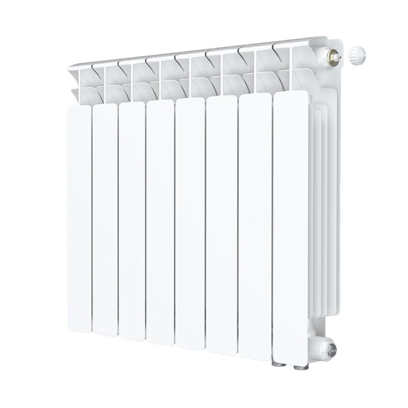 Изображение товара Радиатор биметаллический Rifar Base Ventil 8 секций нижнее правое подключение белый