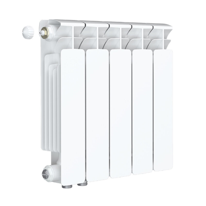 Изображение товара Радиатор биметаллический Rifar Base Ventil 350 R-BA-350-05-VL, 5 секций, нижнее подключение