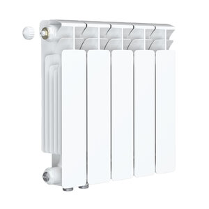 Изображение товара Радиатор биметаллический Rifar Base Ventil 350 R-BA-350-05-VL, 5 секций, нижнее подключение