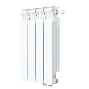 Изображение товара Радиатор биметаллический Rifar Monolit Ventil 500, 4 секции, белый, Россия