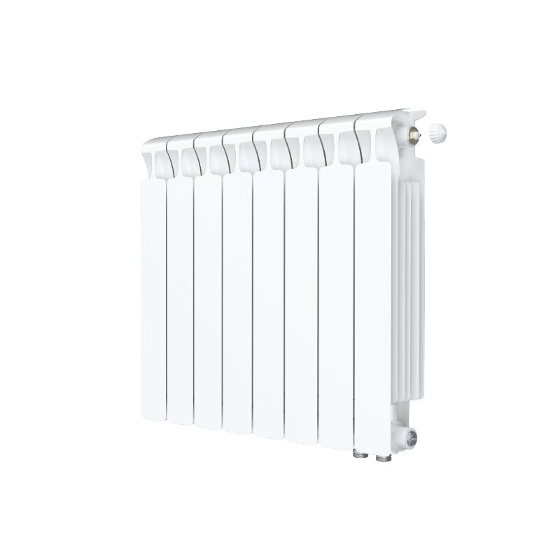 Изображение товара Радиатор биметаллический Rifar Monolit Ventil 500 8 секций белый Россия