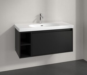Изображение товара Тумба под раковину Villeroy & Boch Skyla C79000VL, 100 см подвесная, Volcano Black