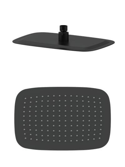 Изображение товара Верхний душ Wonzon & Woghand WW-88DP03-MB, 30 х 20 см, черный матовый