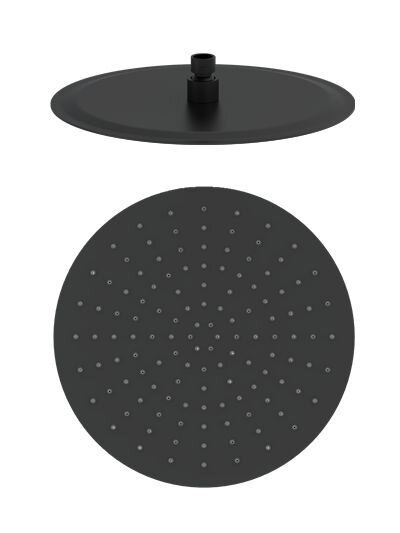 Изображение товара Верхний душ Wonzon & Woghand WW-88DP04-MB, 30 см, черный матовый