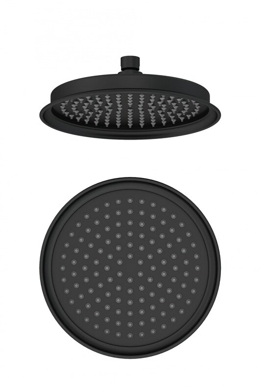 Изображение товара Верхний душ Wonzon & Woghand WW-88DP05-MB, 22 см, черный матовый