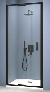 Изображение товара Душевая дверь RGW SV-05-2B 800 80x200 см распашная стекло черный профиль