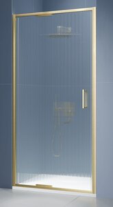 Изображение товара Душевая дверь RGW SV-05-2Gb 900, 703205209-156, 90 см, стекло ребристое, профиль золото brush