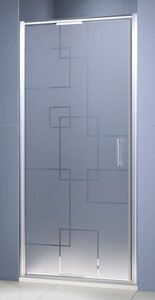 Изображение товара Душевая дверь RGW SV-05-2 900, 703205209-181, 90 см, стекло матовый принт, профиль хром