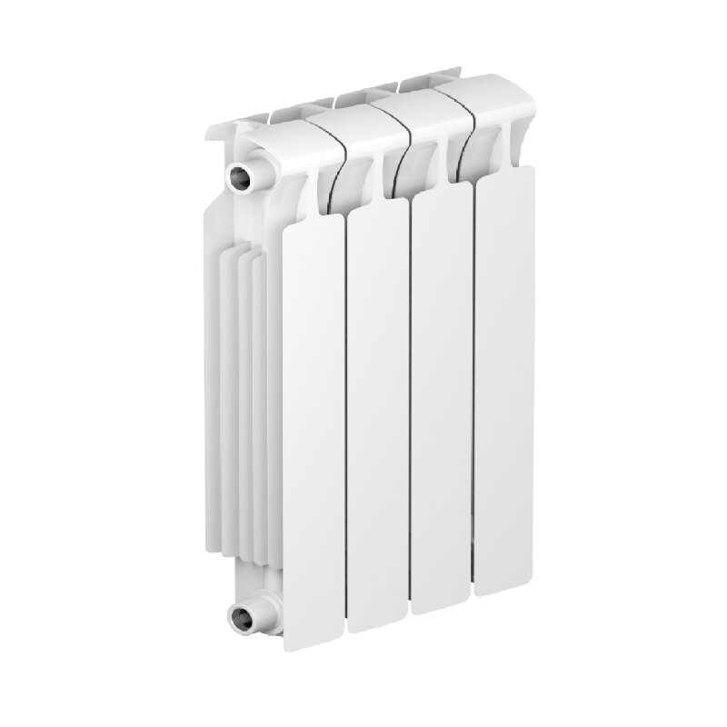 Изображение товара Радиатор биметаллический Rifar Monolit 4 секции боковое подключение 57.7 см белый