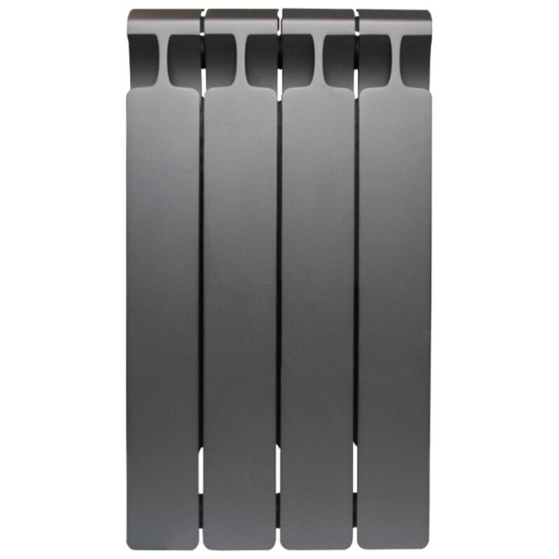 Изображение товара Радиатор биметаллический Rifar Monolit 500 4 секции боковое подключение титан