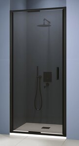Изображение товара Душевая дверь RGW SV-05-2B 1000 8 мм тонированное стекло черный профиль Изображение товара Душевая дверь RGW SV-05-2B 1000 8 мм тонированное стекло черный профиль