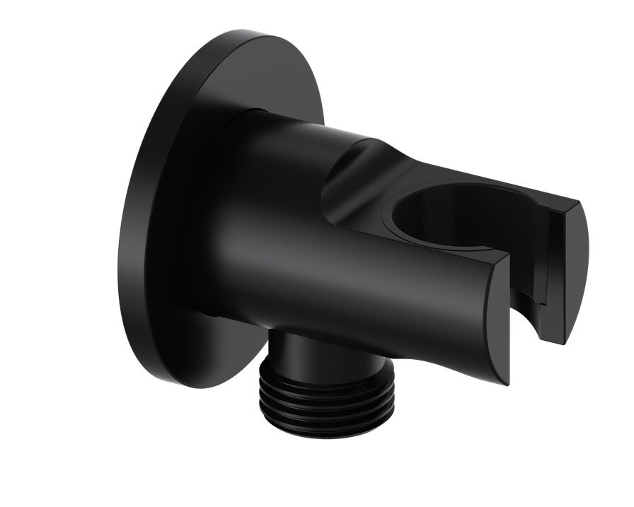 Изображение товара Шланговое подключение Wonzon & Woghand WW-HZ2319-MB с держателем, черный матовый