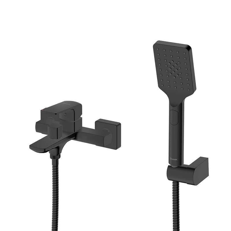 Изображение товара Смеситель Lemark Hosta LM12314BL с душем и лейкой, черный