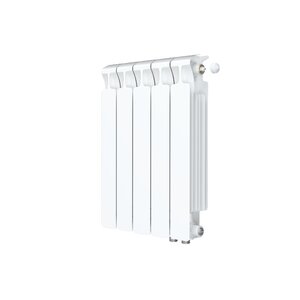 Изображение товара Радиатор биметаллический Rifar Monolit Ventil 500 R-MN-500-05-VRL, 5 секций, нижнее правое подключение, цвет белый