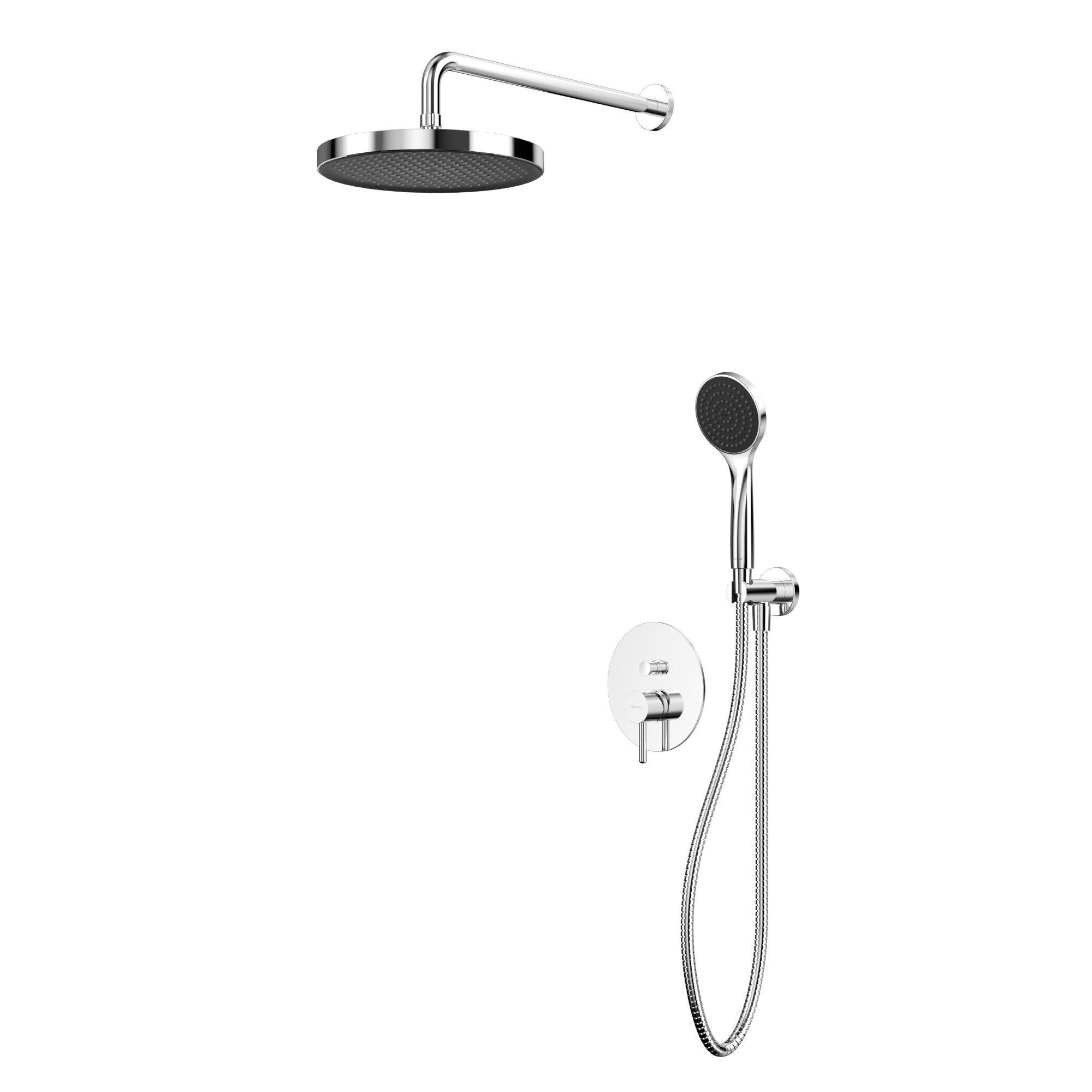 Изображение товара Душевая система Whitecross Y chrome, YSET04BASICCR, хром
