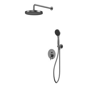 Изображение товара Душевая система Whitecross Y Gunmetal с PVD покрытием и автоматическим переключателем