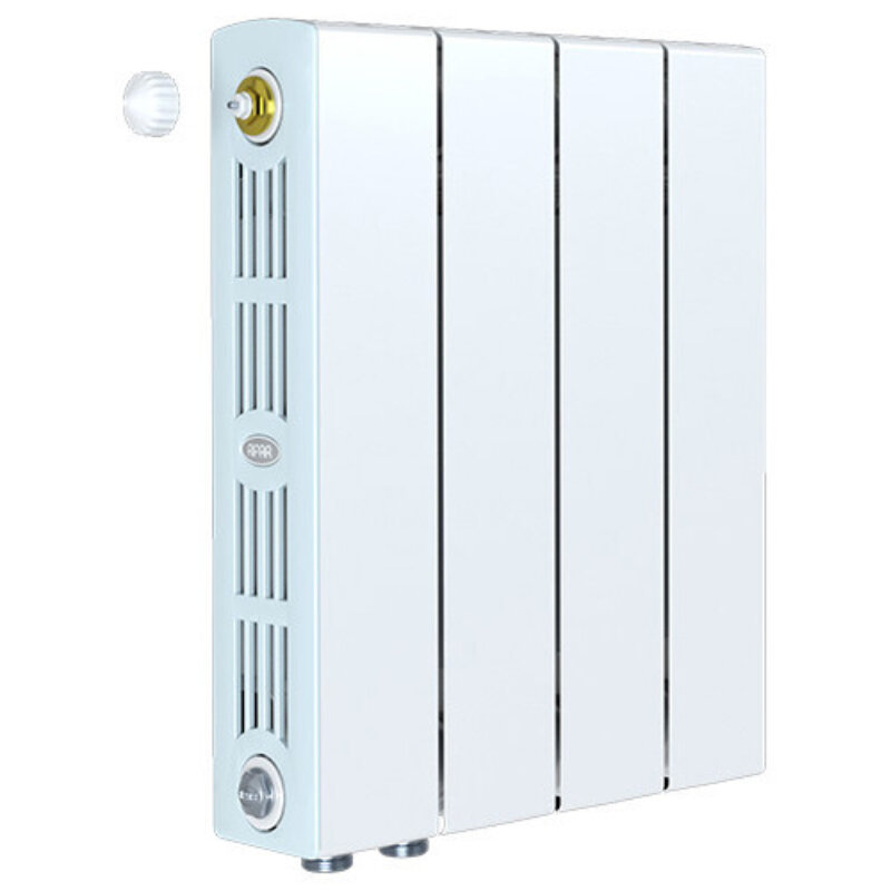 Изображение товара Радиатор биметаллический Rifar SUPReMO Ventil 350 4 секции с левым подключением белый