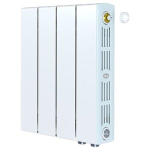 Изображение товара Радиатор биметаллический Rifar SUPReMO Ventil 350 R-SU-350-04-VR, 4 секции, нижнее правое подключение, цвет белый