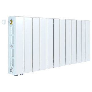Изображение товара Радиатор биметаллический Rifar SUPReMO Ventil 350 R-SU-350-12-VL, 12 секций, нижнее левое подключение, цвет белый