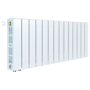 Изображение товара Радиатор биметаллический Rifar SUPReMO Ventil 350 R-SU-350-14-VL, 14 секций, нижнее левое подключение, цвет белый