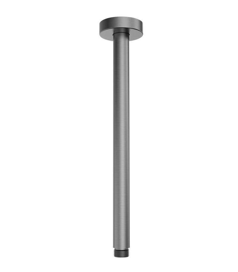 Изображение товара Держатель верхнего душа Wonzon & Woghand WW-SA06-30-BGM 30 см потолочный темный графит