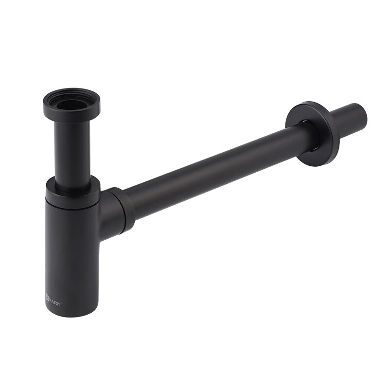 Изображение товара Сифон для раковины Lemark LM8300BL черный матовый nержавеющая сталь морозостойкая