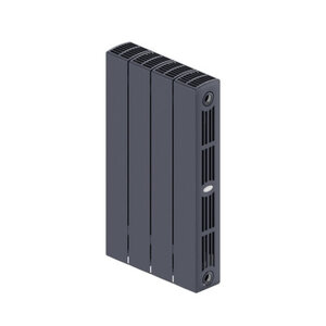 Изображение товара Радиатор биметаллический Rifar SUPReMO 500 R-SU-500-04-TI, 4 секции, боковое подключение, цвет титан