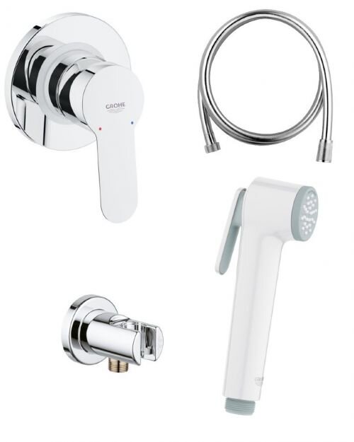 Изображение товара Смеситель Grohe BauEdge 124897 для гигиенического душа встроенный хром Германия Изображение товара Смеситель Grohe BauEdge 124897 для гигиенического душа встроенный хром Германия