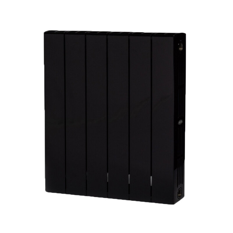 Изображение товара Радиатор биметаллический Rifar SUPReMO 6 секций боковое подключение антрацит