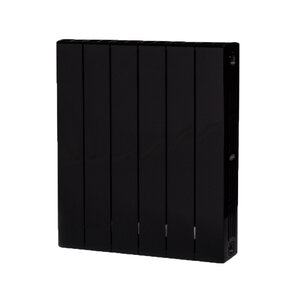 Изображение товара Радиатор биметаллический Rifar SUPReMO 500 R-SU-500-06-AN, 6 секций, боковое подключение, цвет антрацит