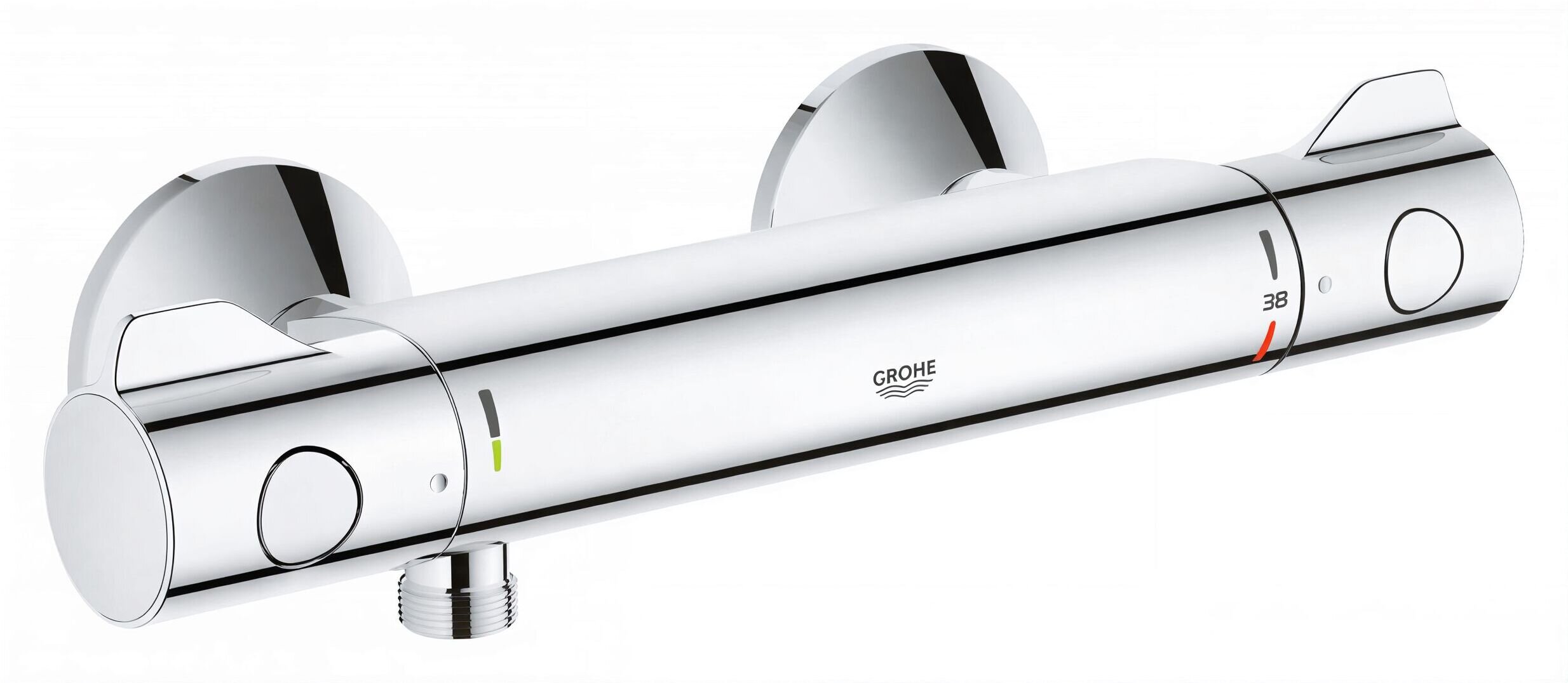 Изображение товара Термостат для душа Grohe Grohtherm 800, 34558000, с подключением шланга, хром Изображение товара Термостат для душа Grohe Grohtherm 800, 34558000, с подключением шланга, хром