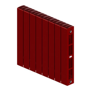 Изображение товара Радиатор биметаллический Rifar SUPReMO 500 R-SU-500-08-BO, 8 секций, боковое подключение, цвет бордо