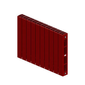 Изображение товара Радиатор биметаллический Rifar SUPReMO 500 R-SU-500-10-BO, 10 секций, боковое подключение, цвет бордо